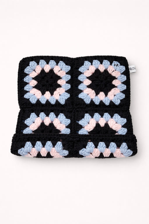 Night Blossom Crochet Cat Hat