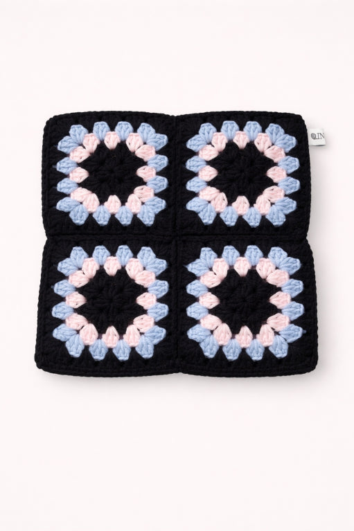 Night Blossom Crochet Cat Hat